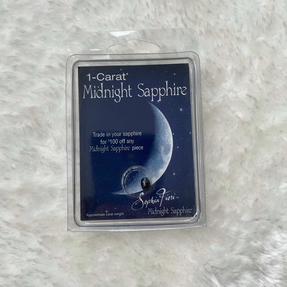 1 Carat Midnight Sapphire